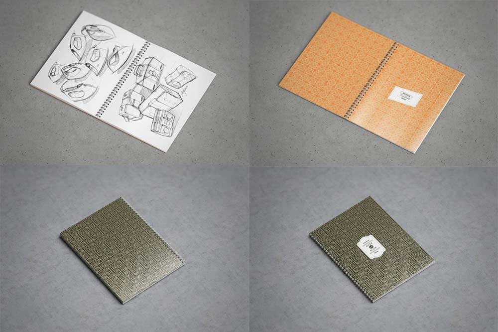 Sketchbook PSD Mockup