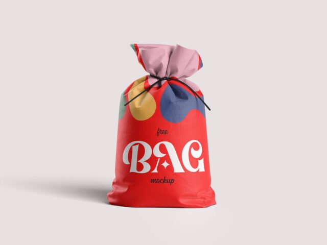 Small Canvas Bag Mockup