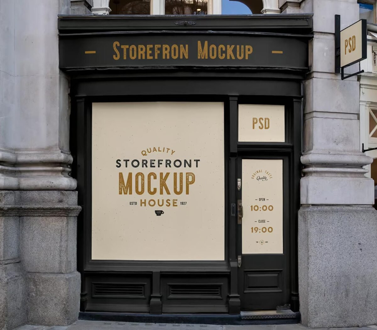 Small Storefront Mockup