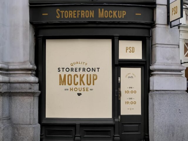 Small Storefront Mockup