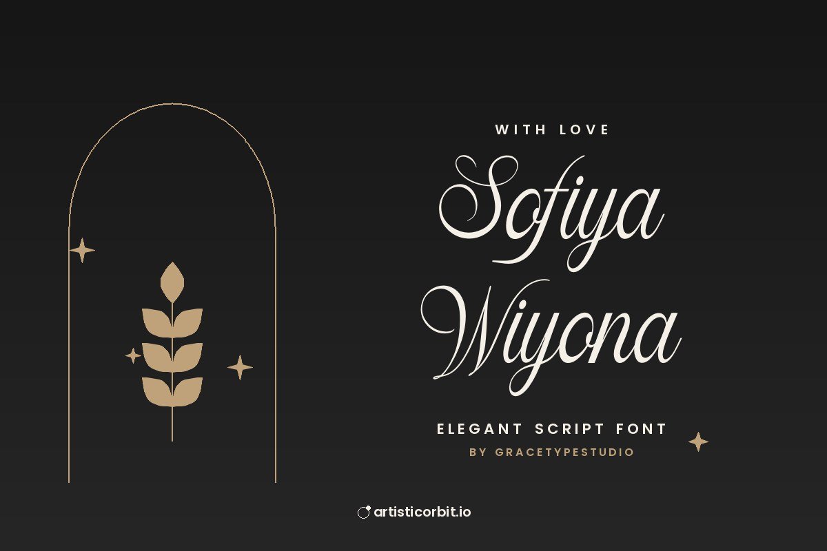 Sofiya Wiyona font preview