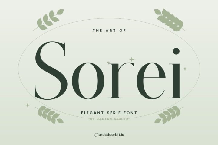Sorei font preview