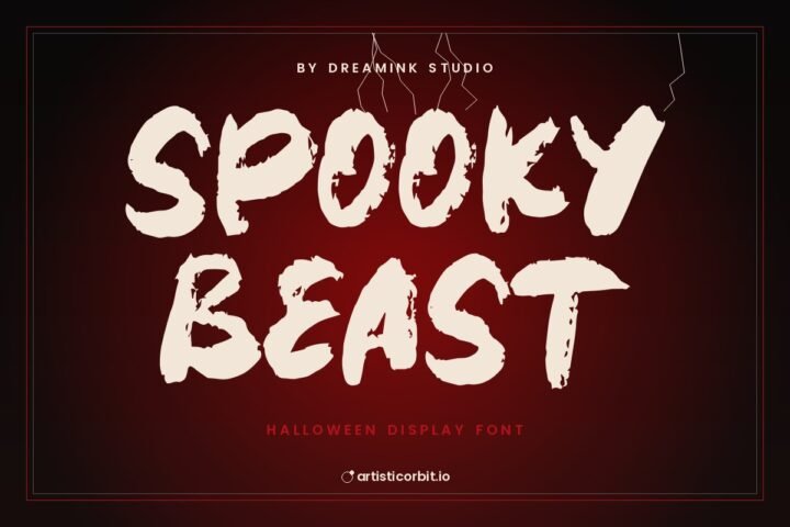 Spooky Beast font preview