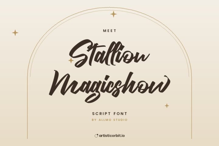 Stallion Magicshow font preview