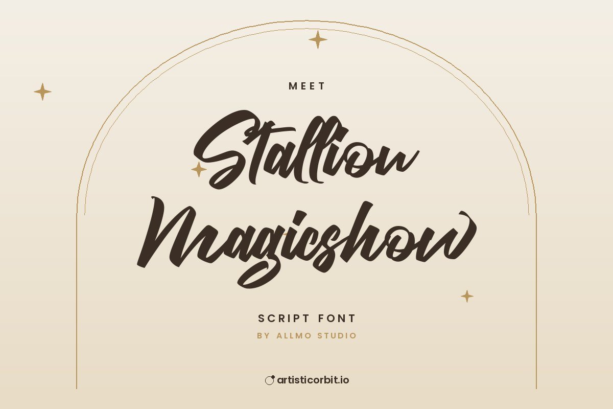 Stallion Magicshow font preview
