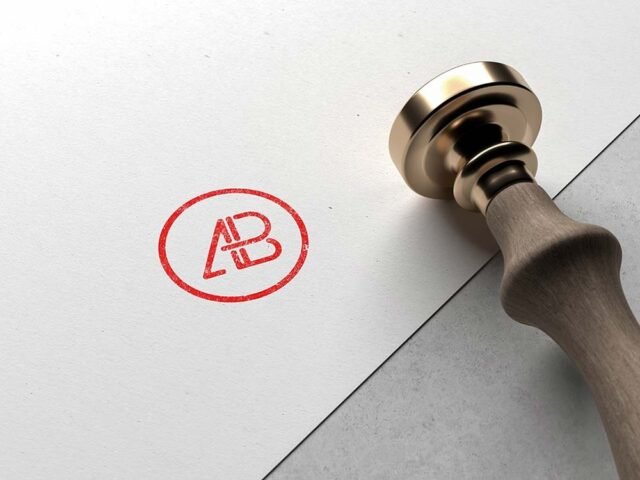 Stamped Logo Mockup
