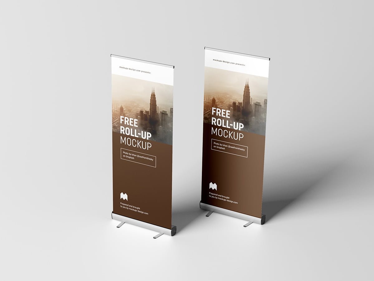 Stand Roll-Up Mockups