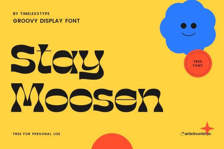 Stay Moosen font preview
