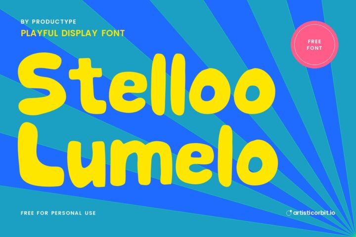 Stelloo Lumelo font preview