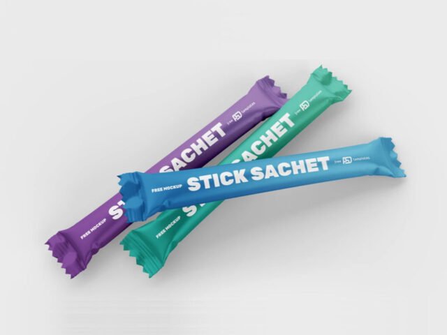 Stick Sachet Mockups
