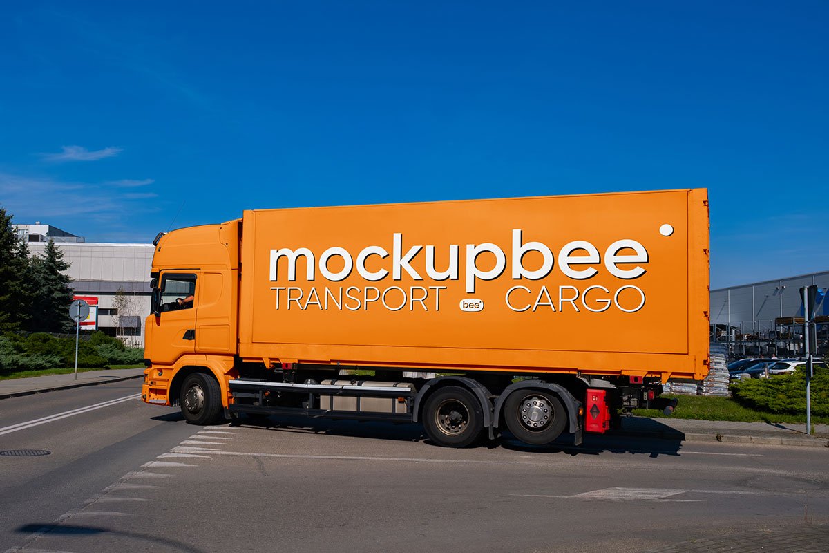 Street Truck Mockup
