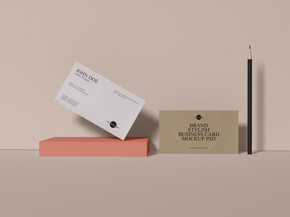 Stylish Business Card Mockup