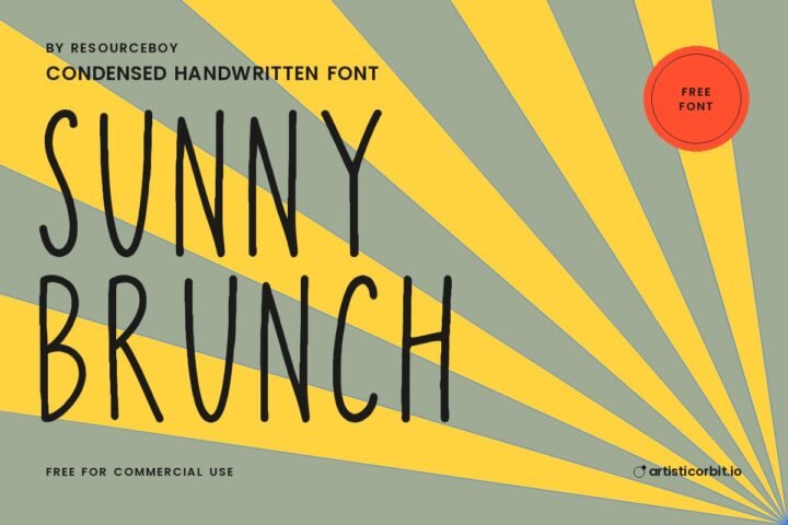 Sunny Brunch font preview