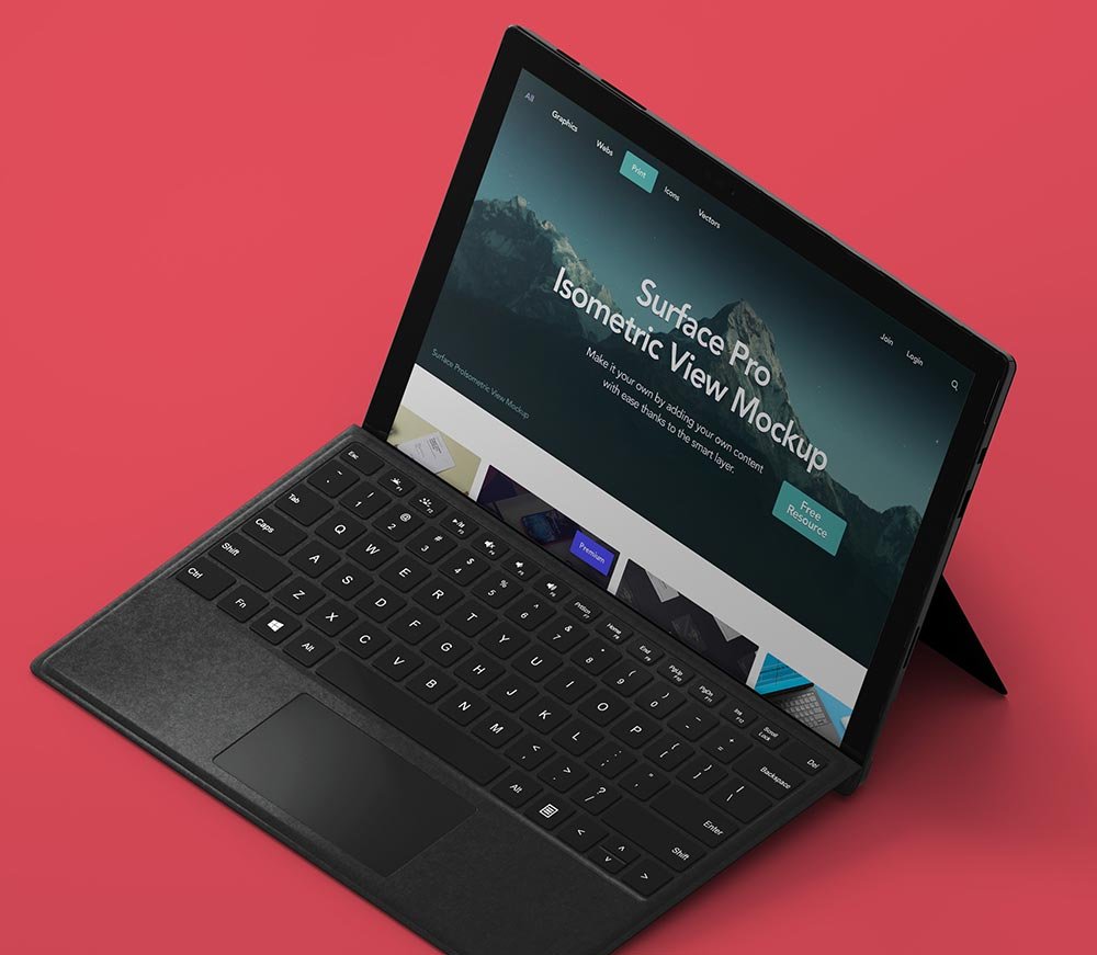 Surface Pro Mockup