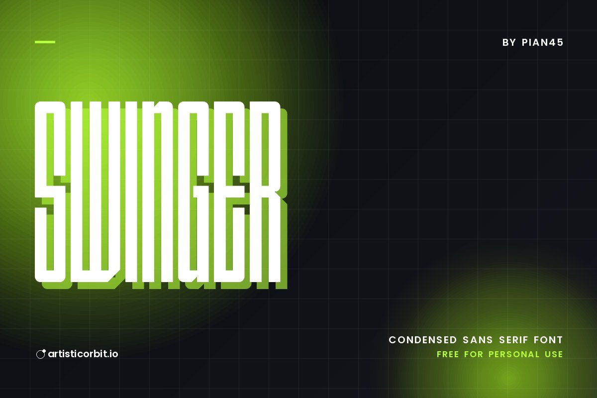 Swinger font preview