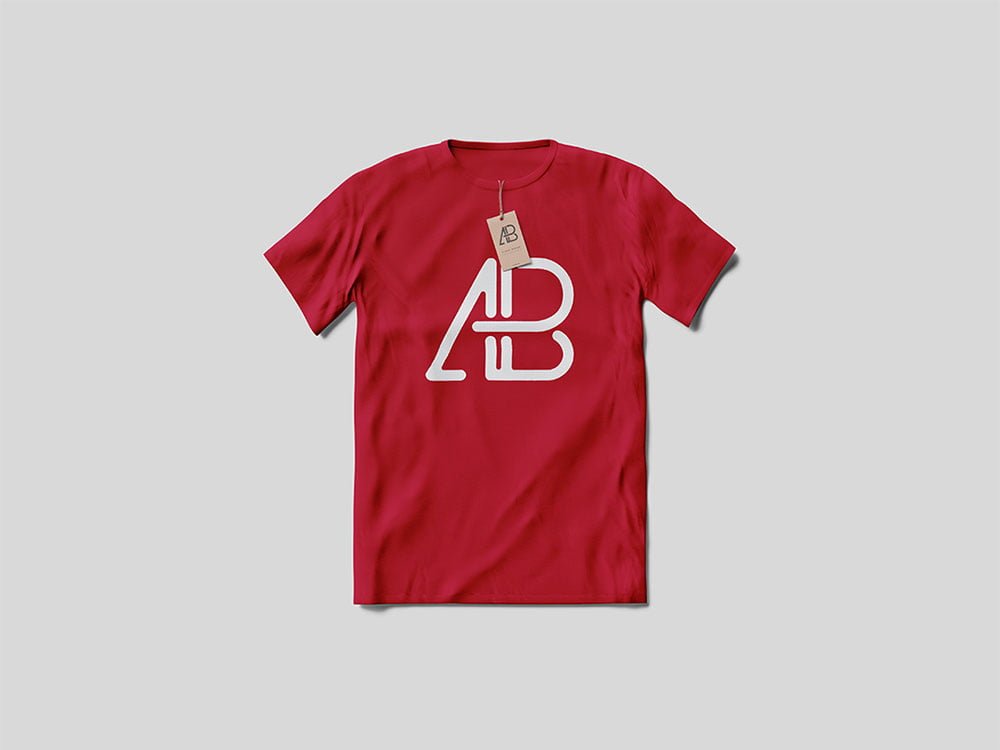 T-Shirt With Tag Mockup