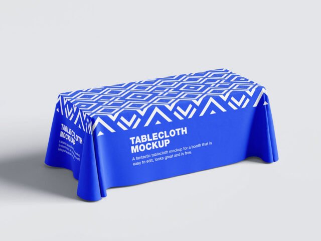 Tablecloth Mockup PSD