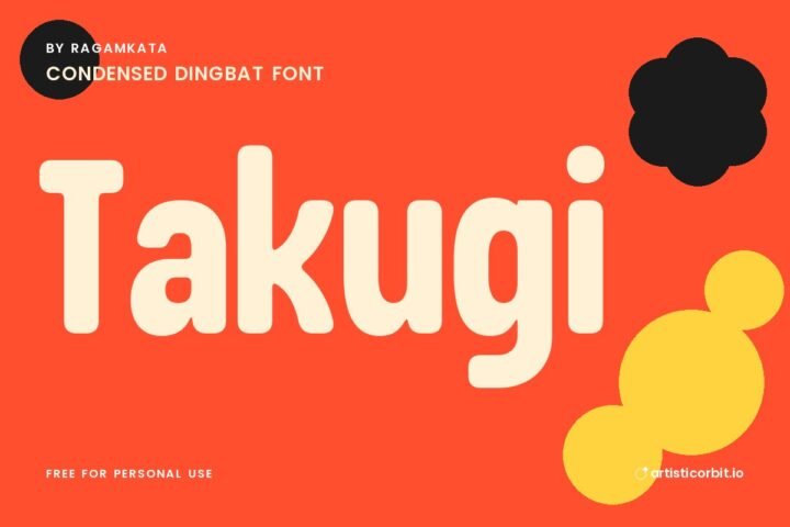 Takugi font preview