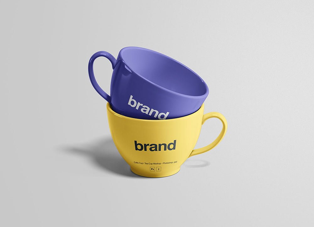 Tea Cups Mockup