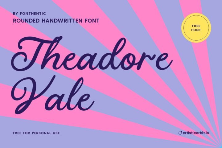 Theadore Vale font preview