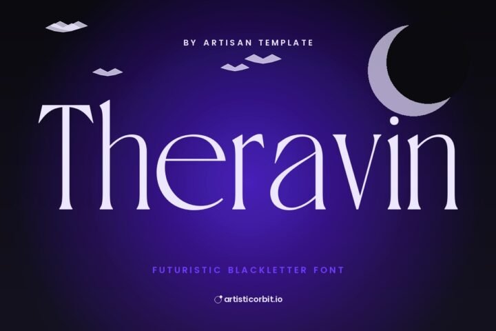 Theravin font preview