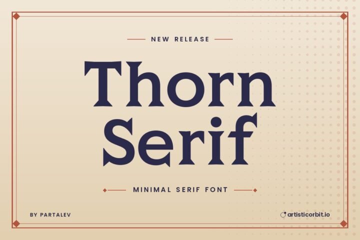 Thorn Serif font preview