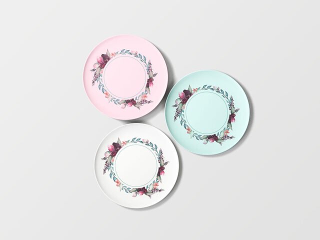 Three Plates mockup