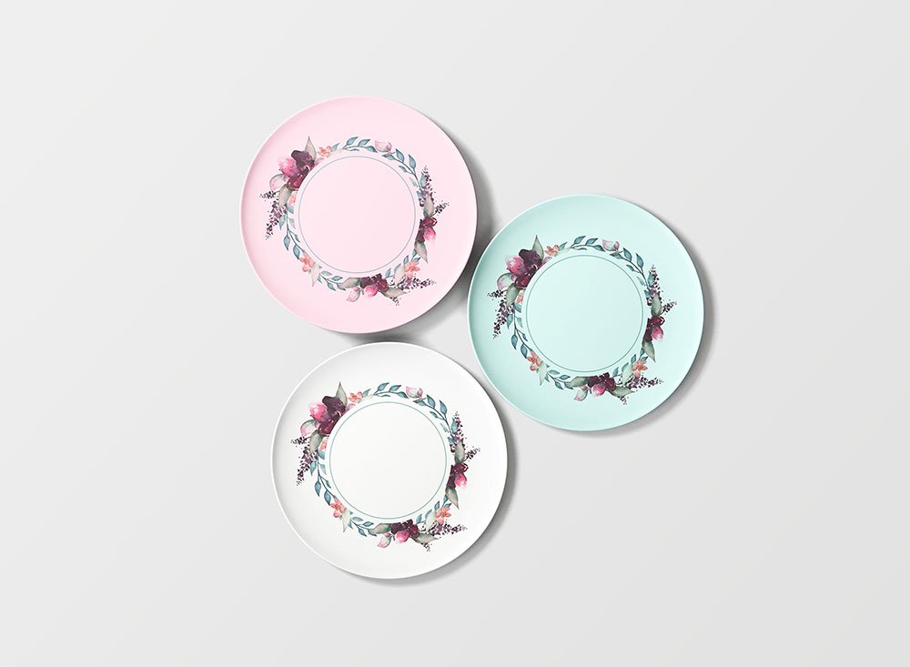 Three Plates mockup