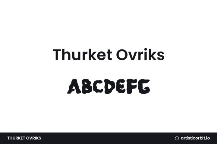 Thurket Ovriks font preview