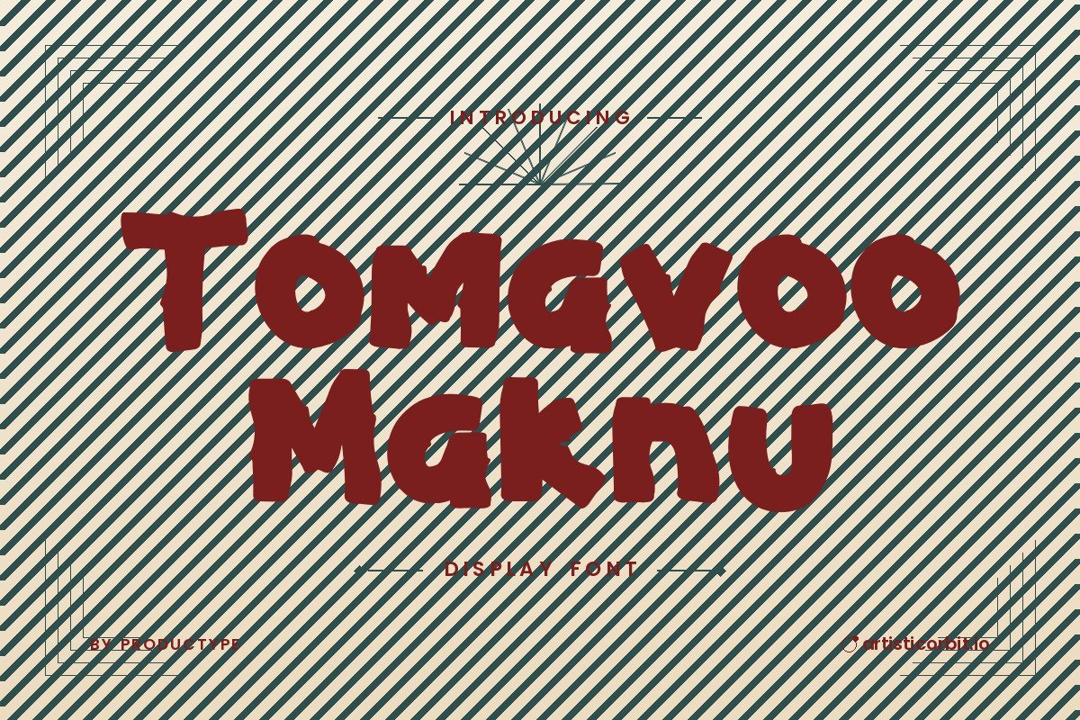 Tomavoo Maknu font preview