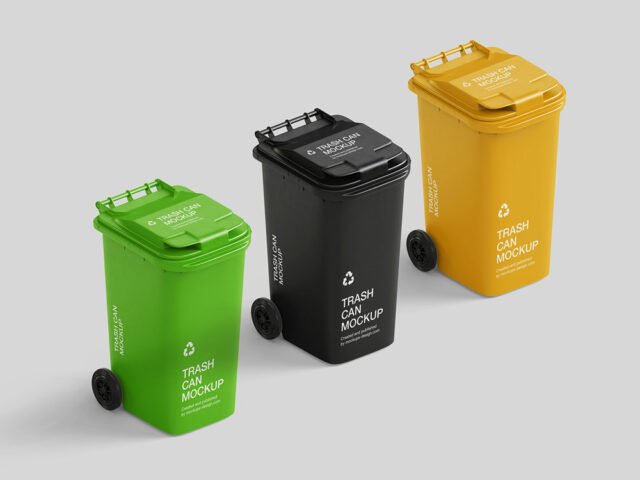 Trash Can Mockup