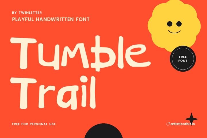 Tumble Trail font preview