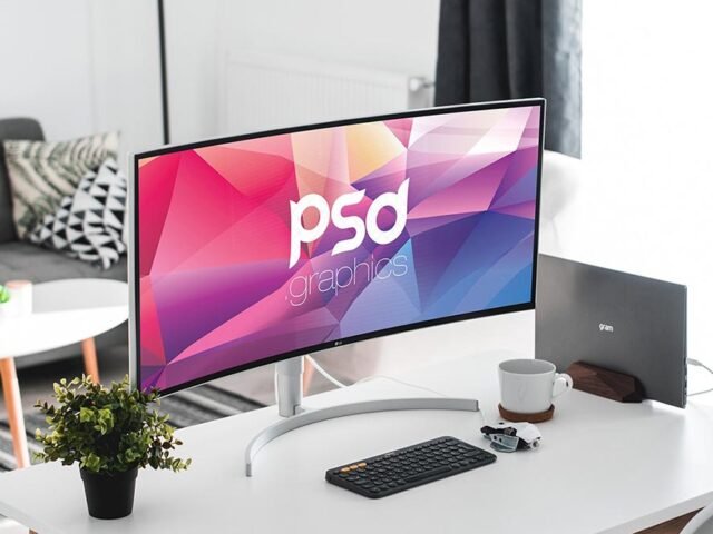 Ultrawide Monitor Mockup