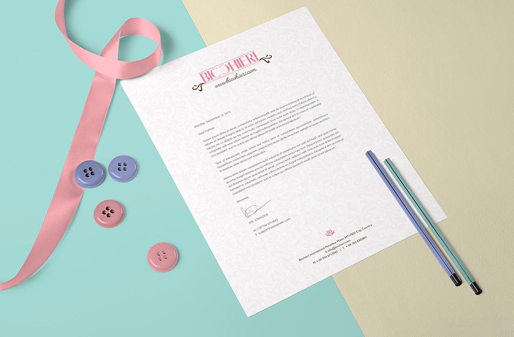 US Letter Paper Mockup