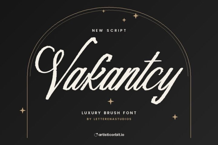 Vakantcy font preview