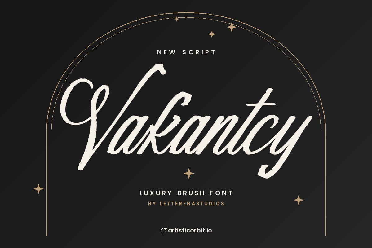 Vakantcy font preview