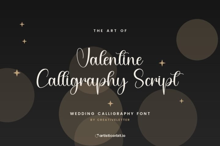 Valentine Calligraphy Script font preview