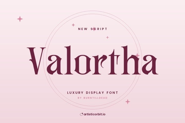 Valortha font preview