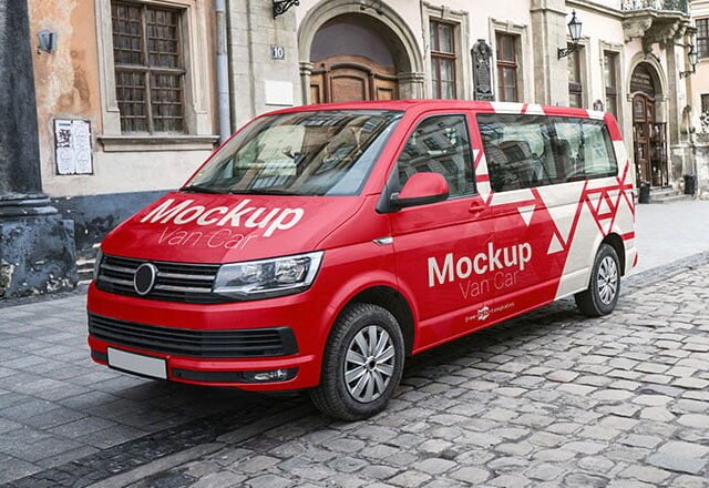 Van Car Mockup
