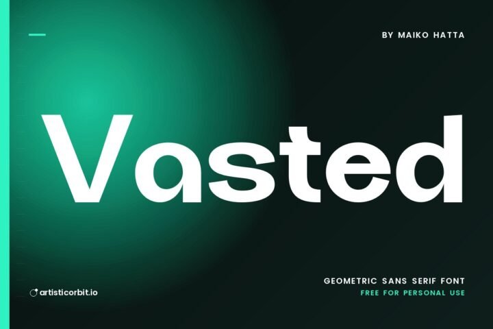 Vasted font preview