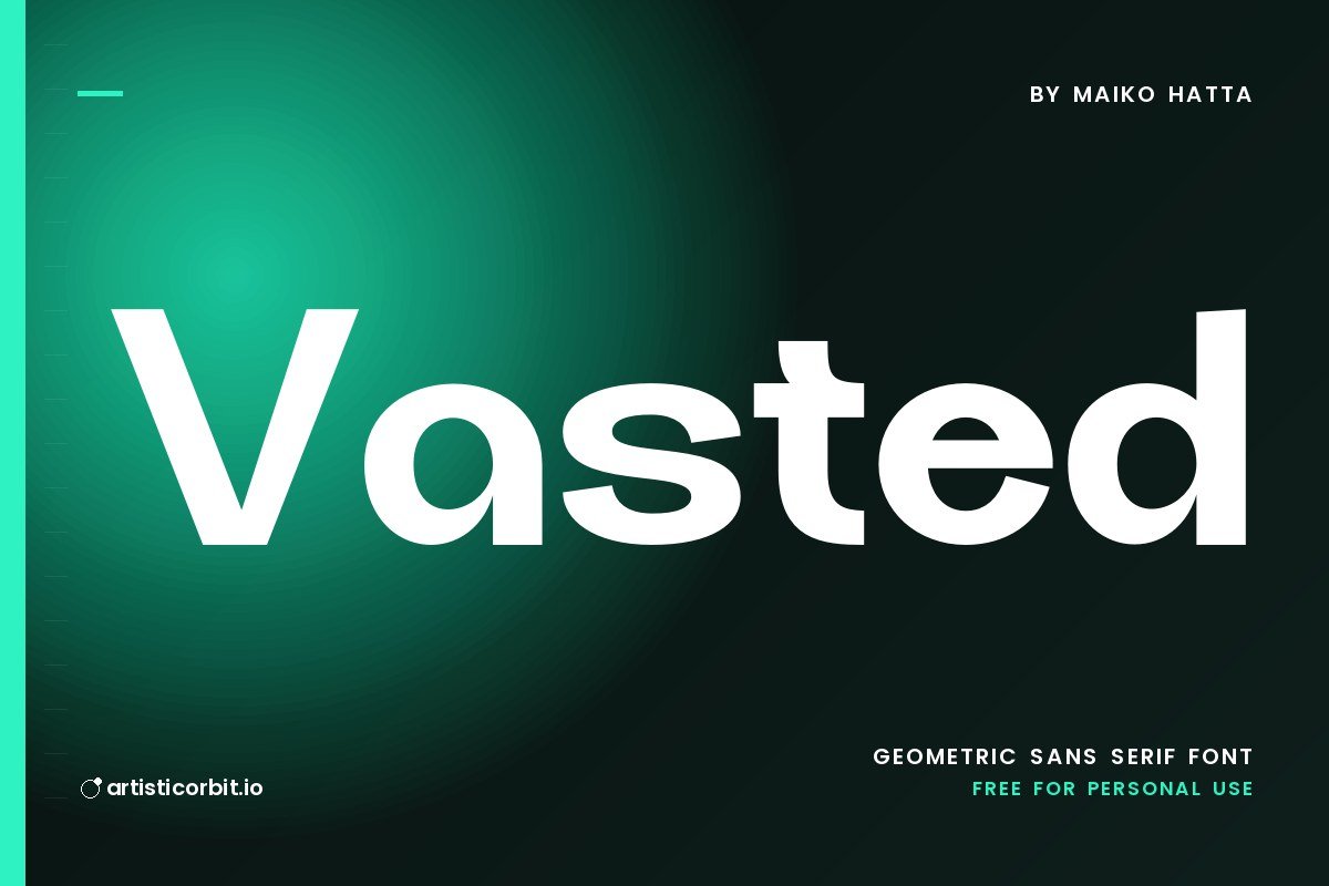 Vasted font preview