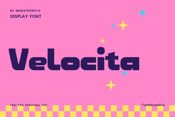 Velocita font preview