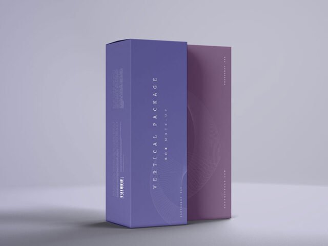 Vertical Boxes Mockup