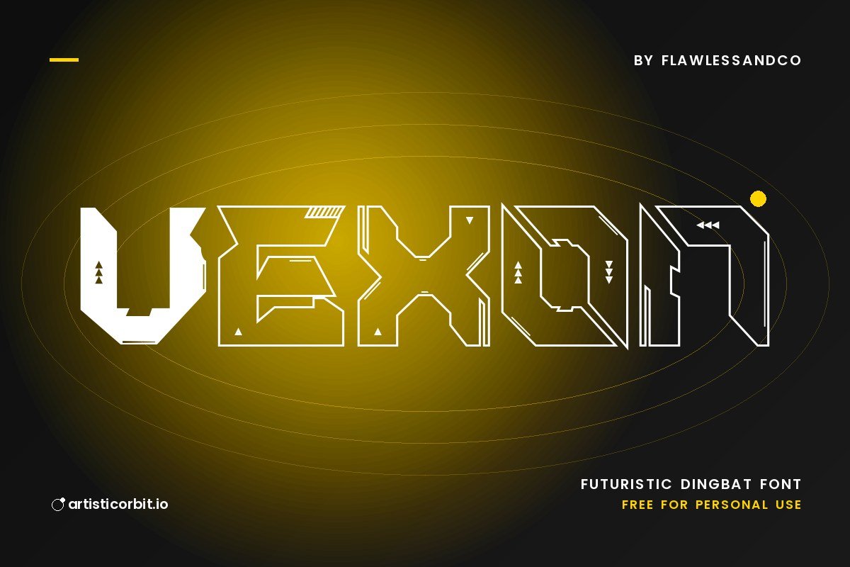Vexon font preview