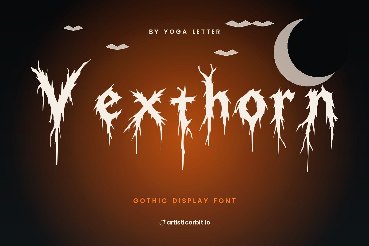 Vexthorn font preview