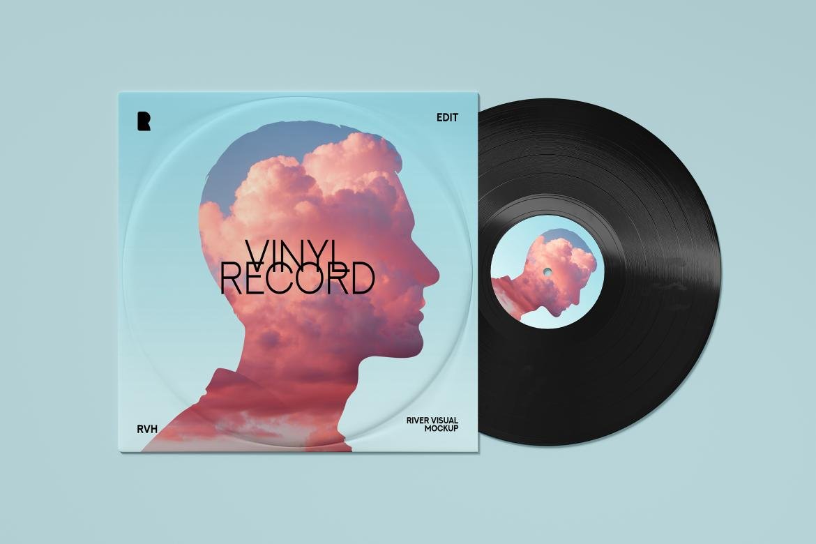 Vinyl Record Mockup