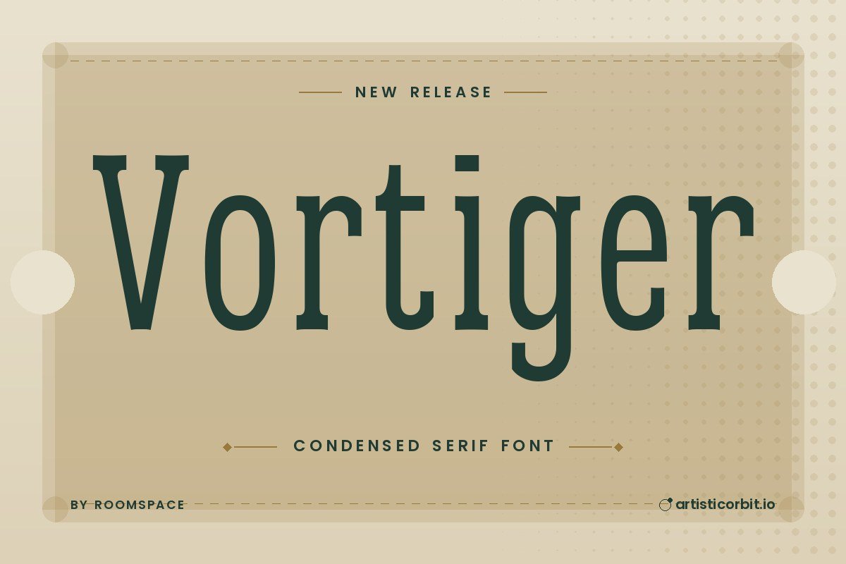 Vortiger font preview