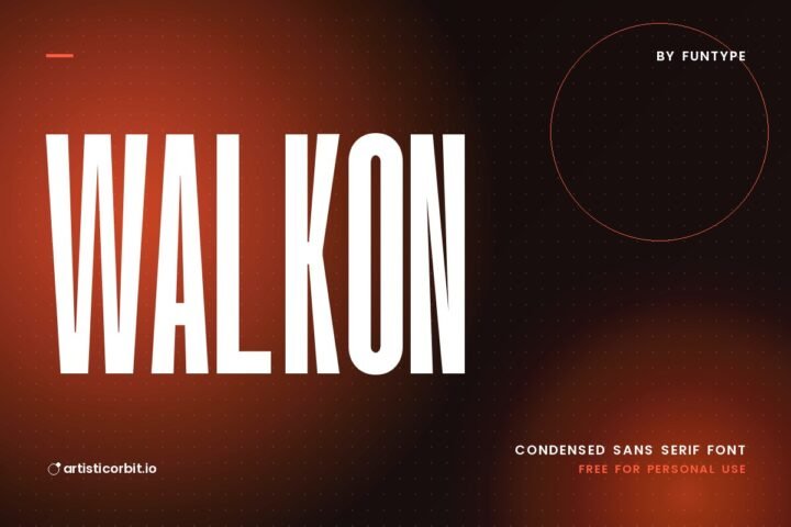 Walkon font preview