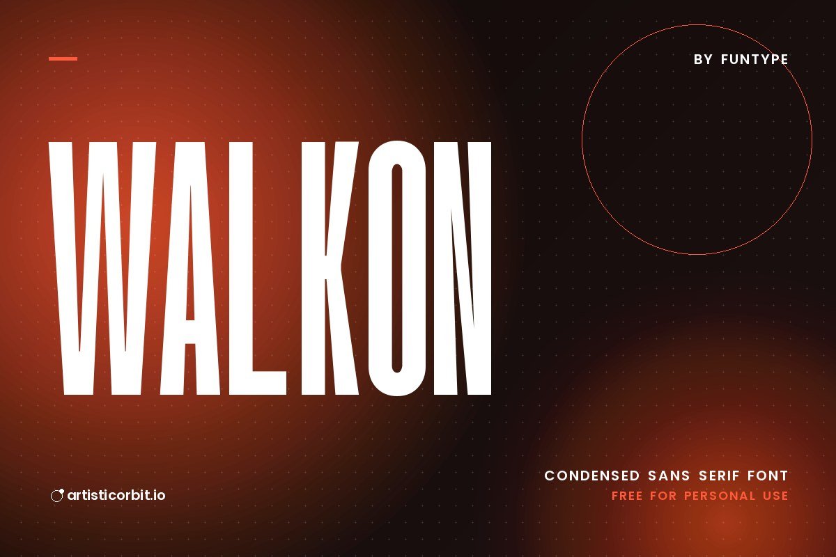 Walkon font preview