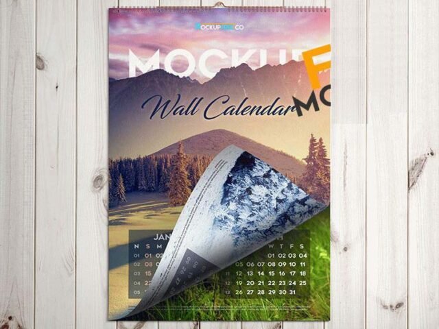 Wall Calendar Mockup